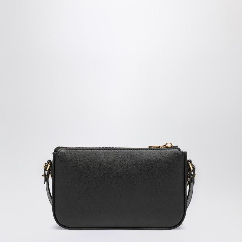 VALENTINO GARAVANI  BLACK LEATHER VLOGO SIGNATURE MINI Handbag