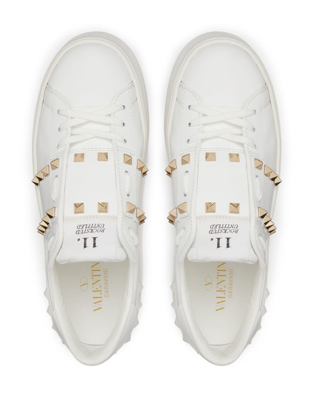 VALENTINO GARAVANI Elegant Studded Retro Platform Sneakers