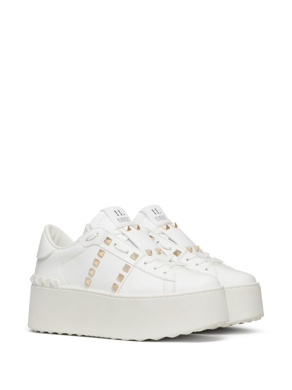 VALENTINO GARAVANI Elegant Studded Retro Platform Sneakers