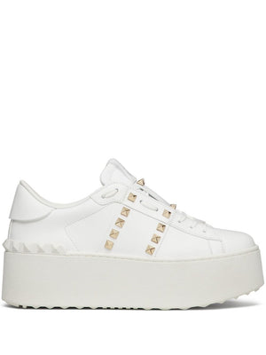 VALENTINO GARAVANI Elegant Studded Retro Platform Sneakers