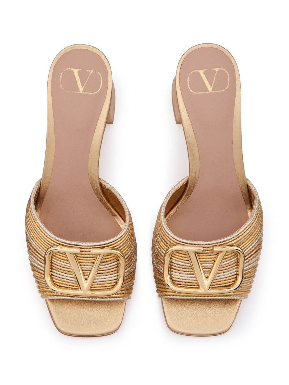 VALENTINO Vibrant Signature Slide Sandal for Women in Multicolor