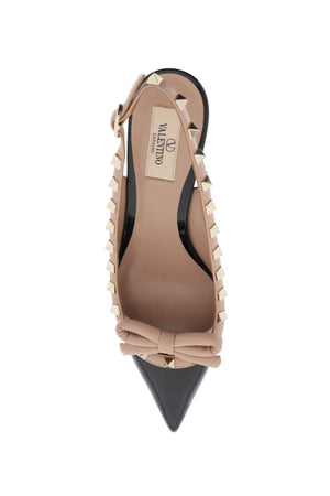 VALENTINO GARAVANI Studded Slingback Leather Pumps