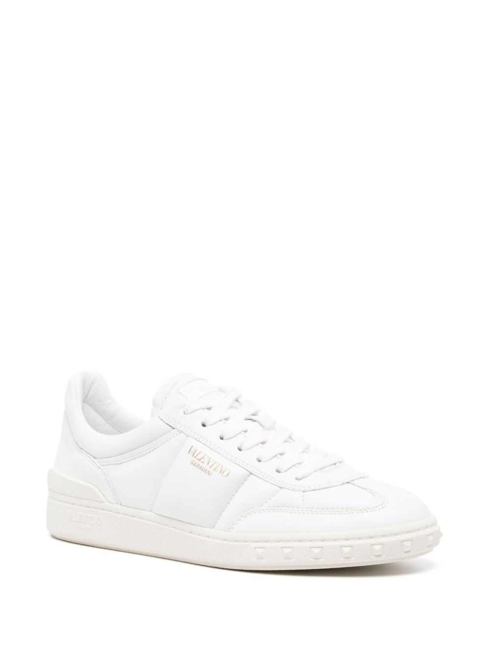 VALENTINO Padded Sneakers with Golden Logo for Women