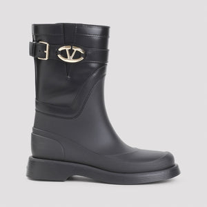 VALENTINO GARAVANI Chic Bold Logo Rain Boots