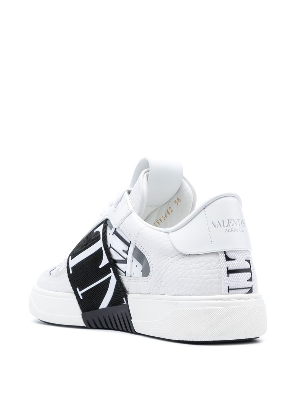 VALENTINO GARAVANI Monochrome Chic Leather Sneakers