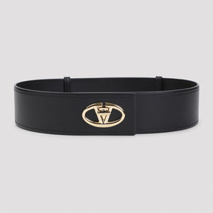 VALENTINO GARAVANI Elegant VLogo 6cm Leather Belt