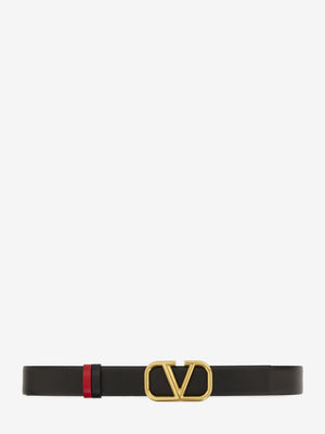 VALENTINO GARAVANI Chic Reversible Logo Buckle Belt 3cm