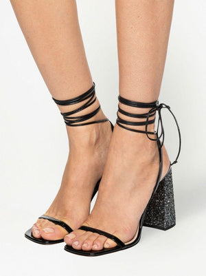 MIU MIU Trendy Nero and Ardesia Sandals for Stylish Women