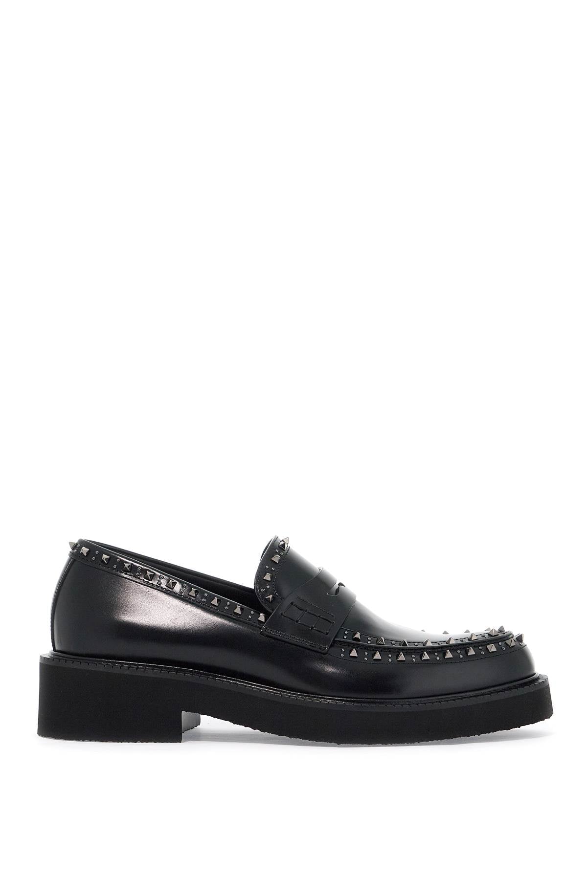 VALENTINO GARAVANI Classic Gentleglam Loafers with Mini Studs