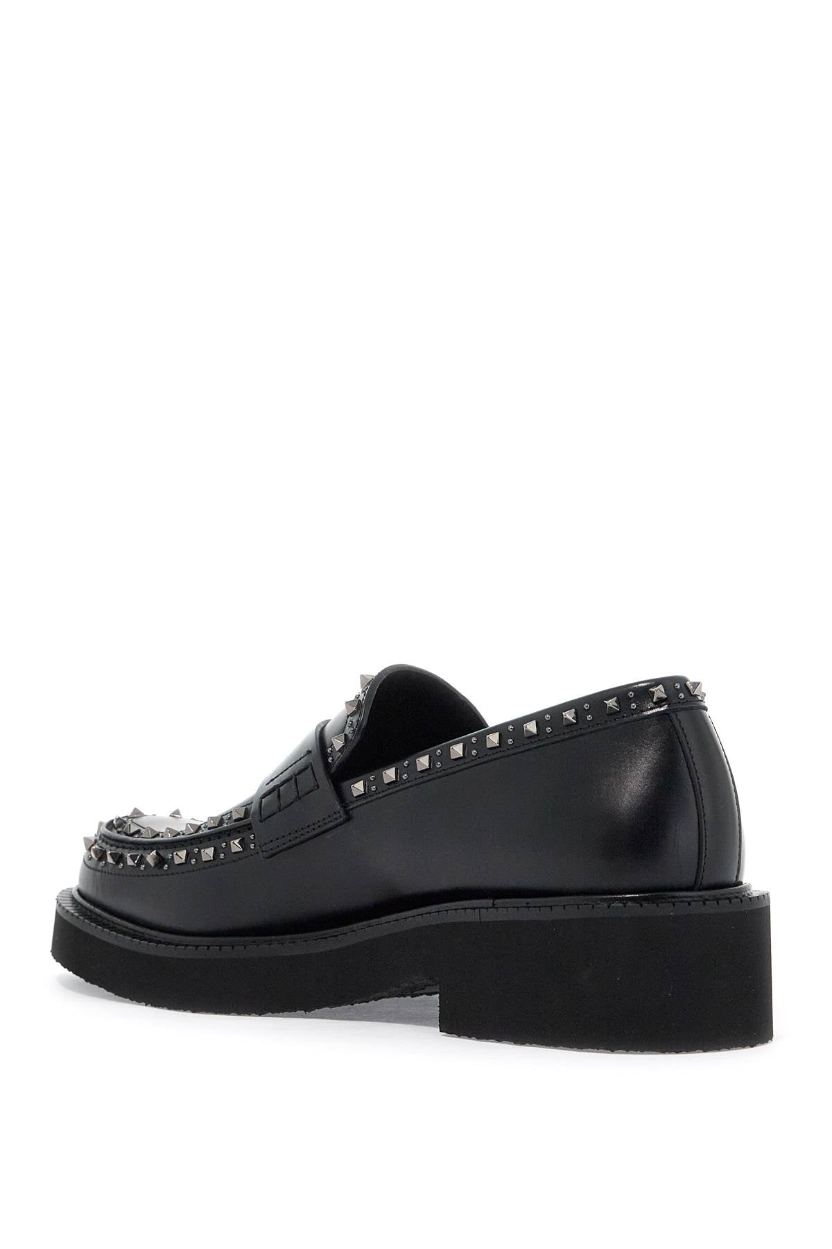 VALENTINO GARAVANI Classic Gentleglam Loafers with Mini Studs