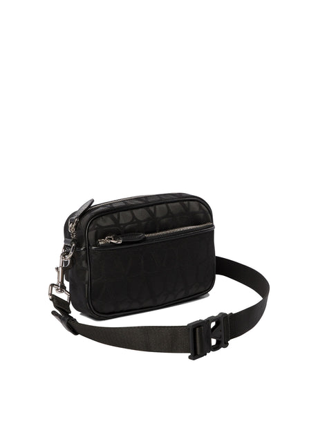 VALENTINO Iconic Tech Crossbody Bag - Black