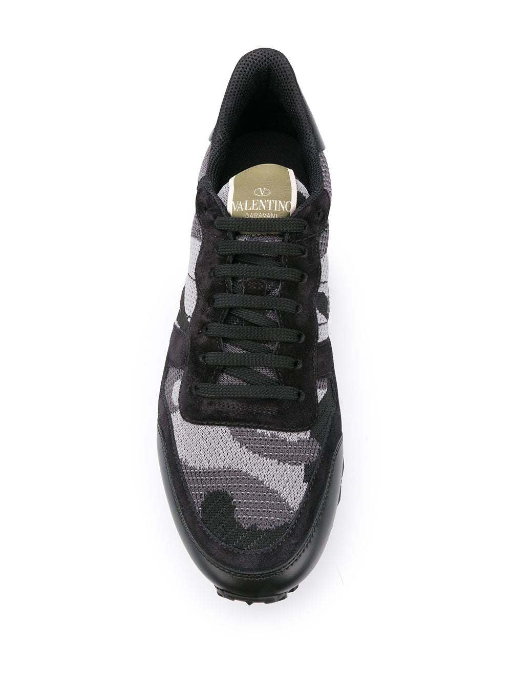 VALENTINO GARAVANI Elite Black Leather Sneakers