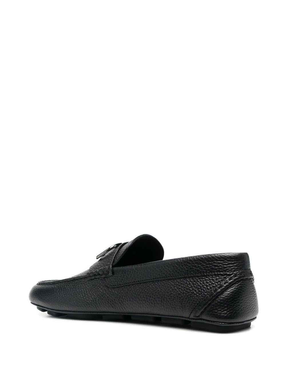 VALENTINO GARAVANI Elegant Black Signature Leather Loafers