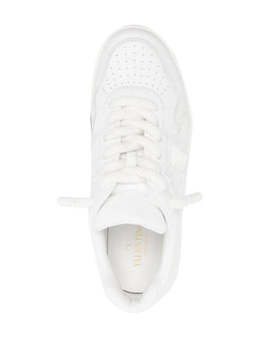 VALENTINO GARAVANI One Stud XL Leather Men's Sneaker in Ivory White