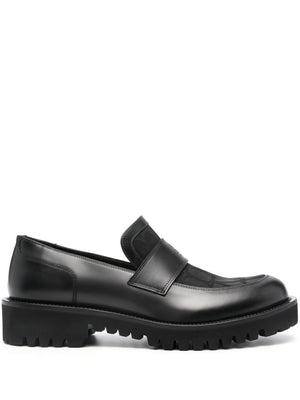 VALENTINO Iconic Black Loafers for Sophisticated Men