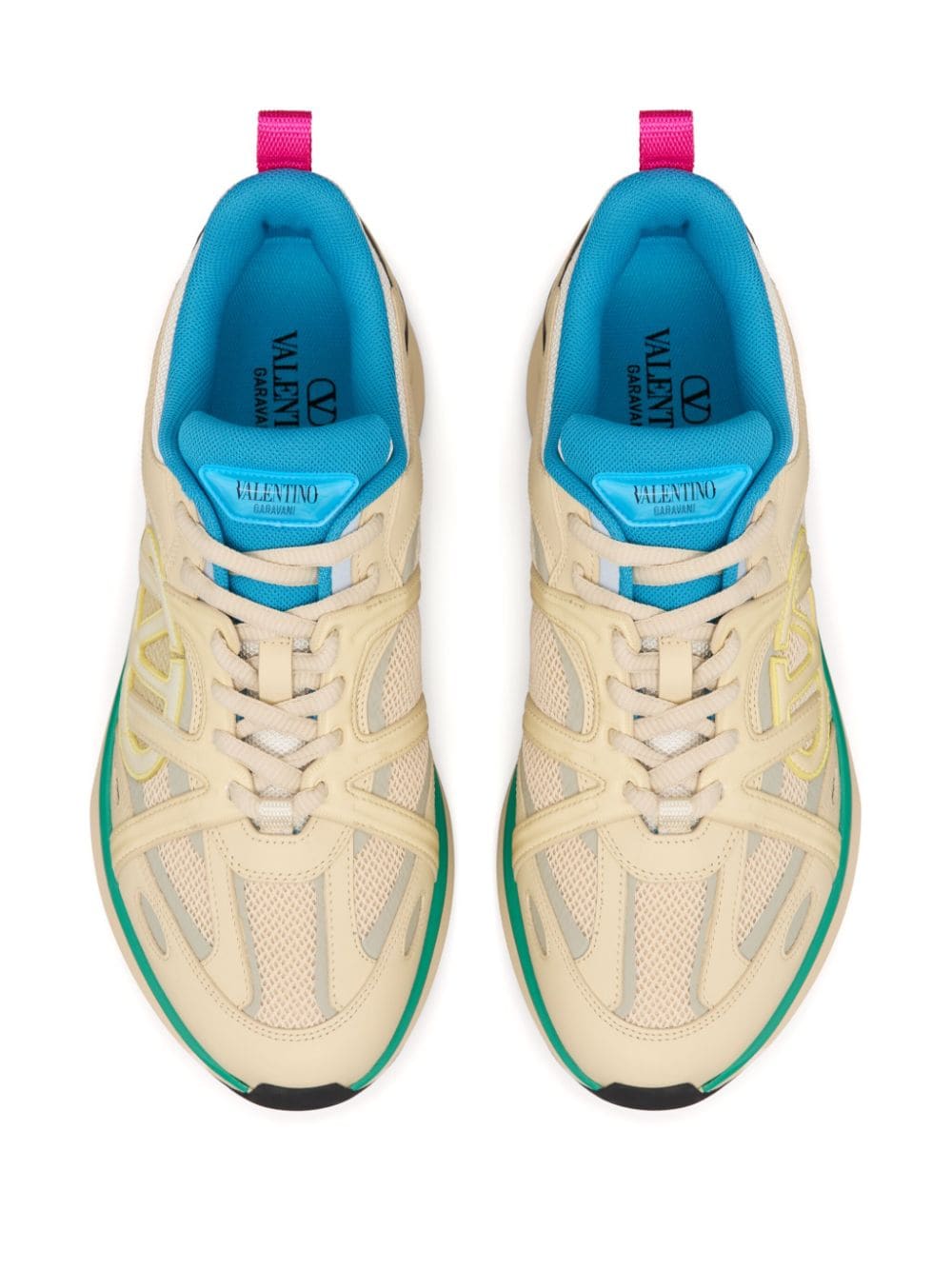 VALENTINO GARAVANI VLOGO EasyJog Multicolor Paneled Sneakers