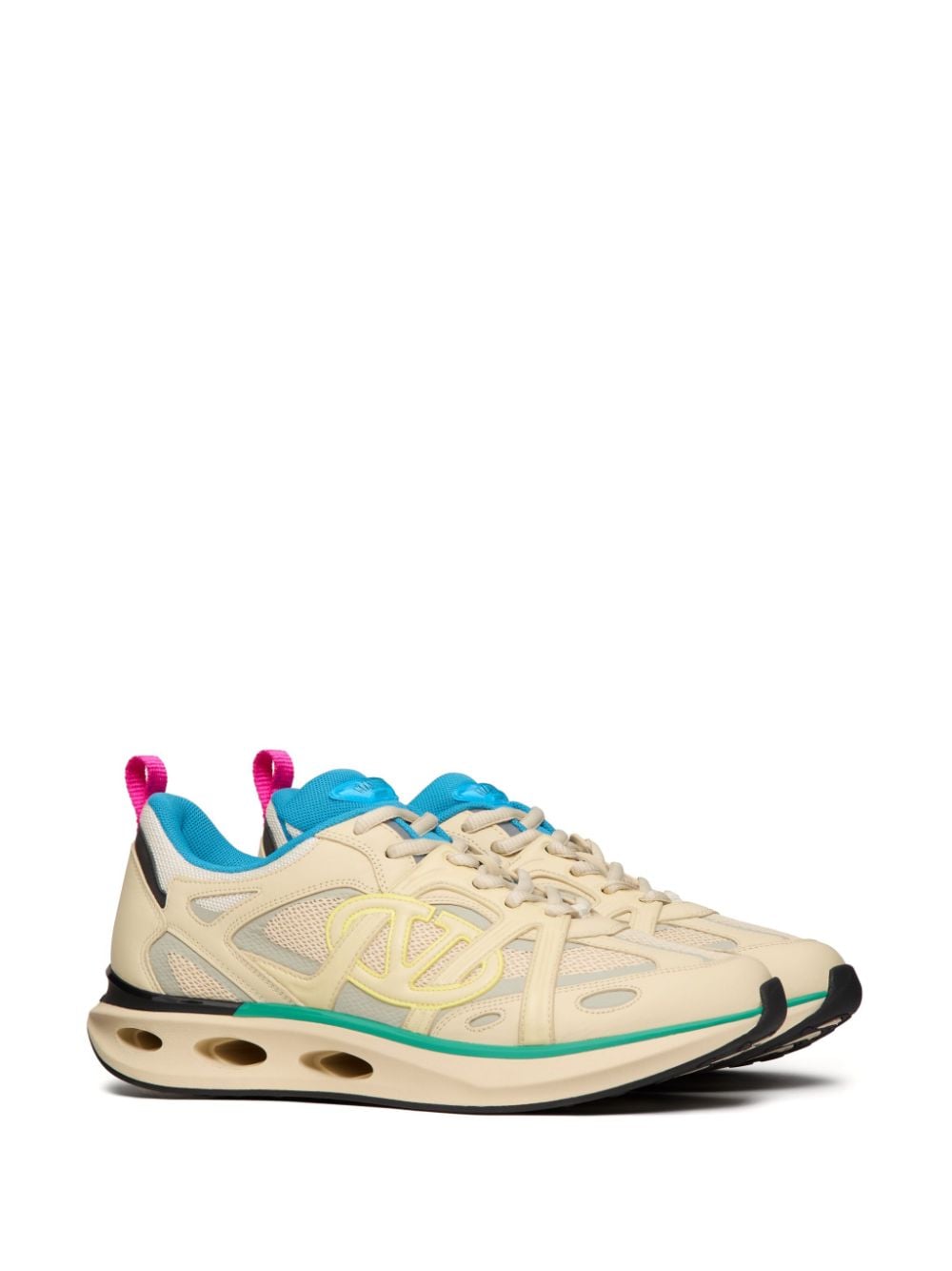 VALENTINO GARAVANI VLOGO EasyJog Multicolor Paneled Sneakers