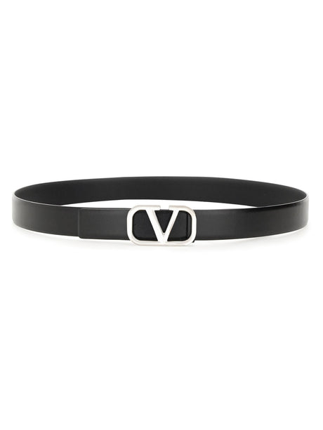 VALENTINO GARAVANI Signature Leather Belt for Men