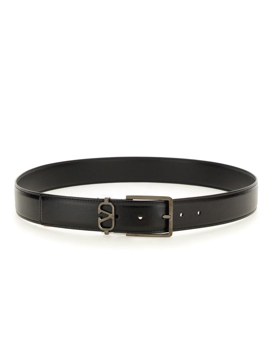 VALENTINO GARAVANI Signature Leather Belt for Men