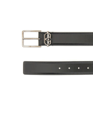 VALENTINO GARAVANI Signature Leather Belt for Men