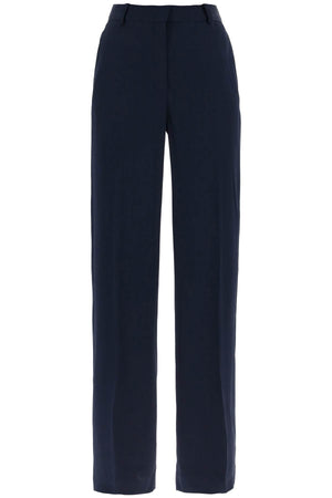 Blu Pleated Palazzo Pants - SS24 Collection