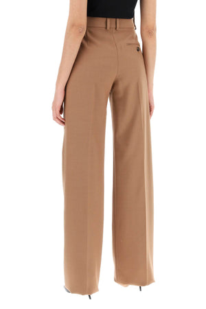 Sustainable and Stylish Brown Wool Trousers for Women