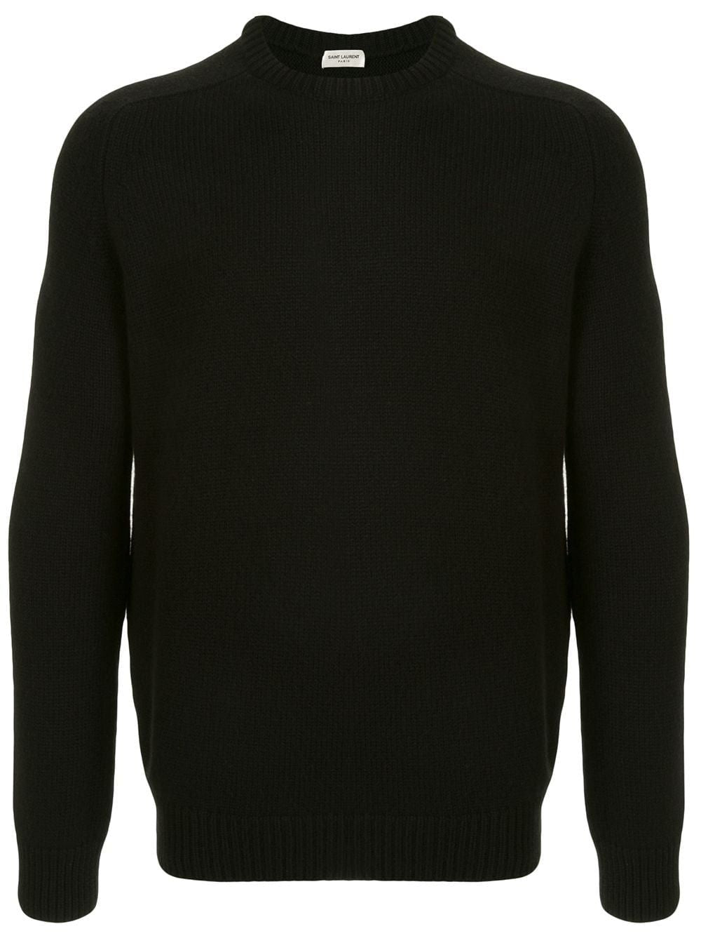 SAINT LAURENT Luxury Cashmere Round Neck Sweater