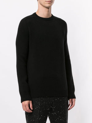 SAINT LAURENT Luxury Cashmere Round Neck Sweater