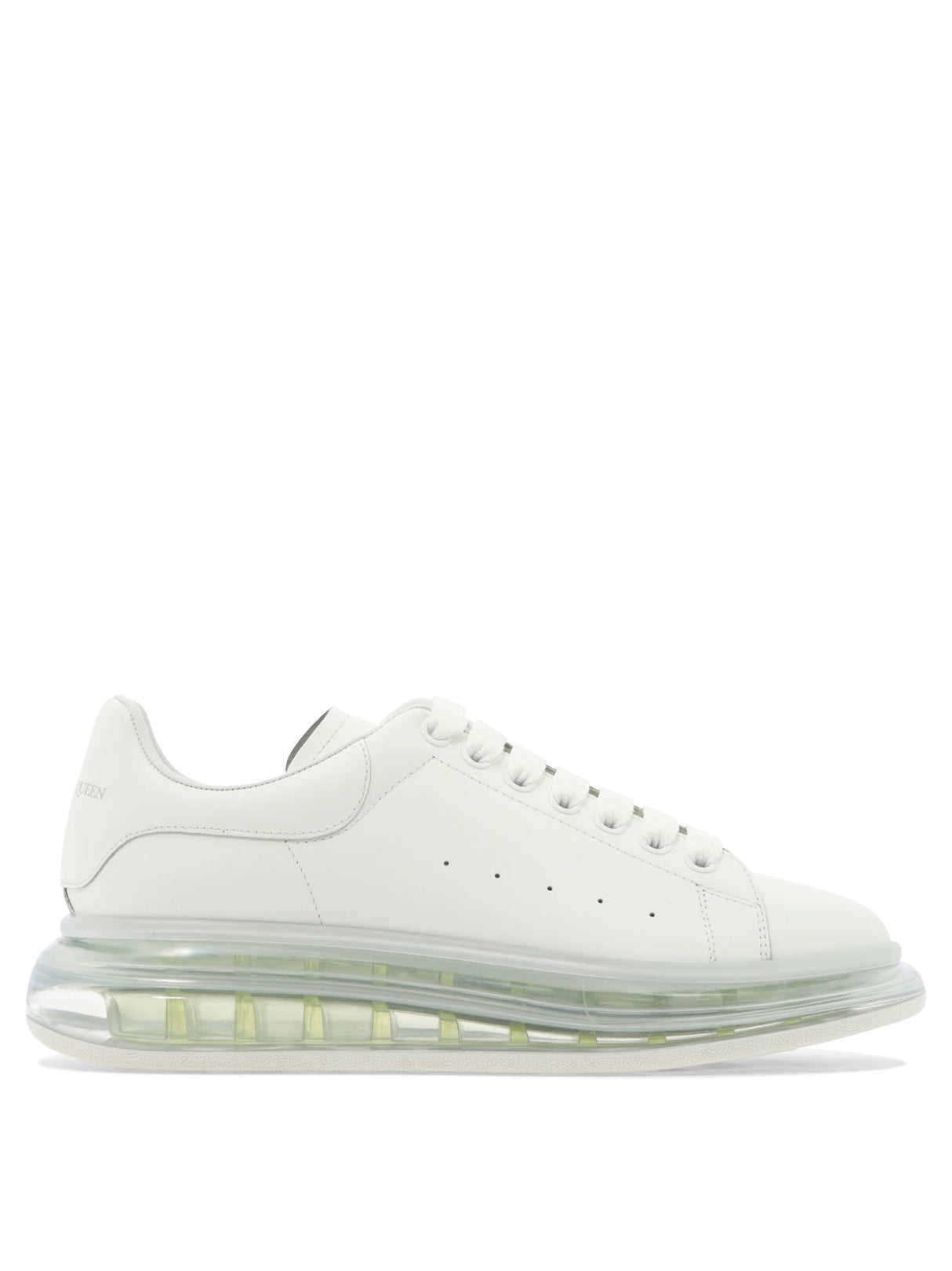 ALEXANDER MCQUEEN Men's White Leather Sneakers - SS23 Collection