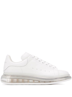 ALEXANDER MCQUEEN Men's White Leather Sneakers - SS23 Collection