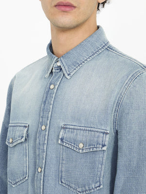 Áo denim nam thời trang cổ điển - SS24