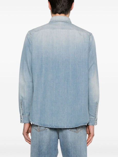 SAINT LAURENT Oversized Cotton Shirt - Size L