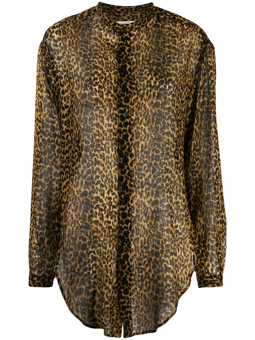 SAINT LAURENT Leo Print Blouse - Carryover Collection for Women