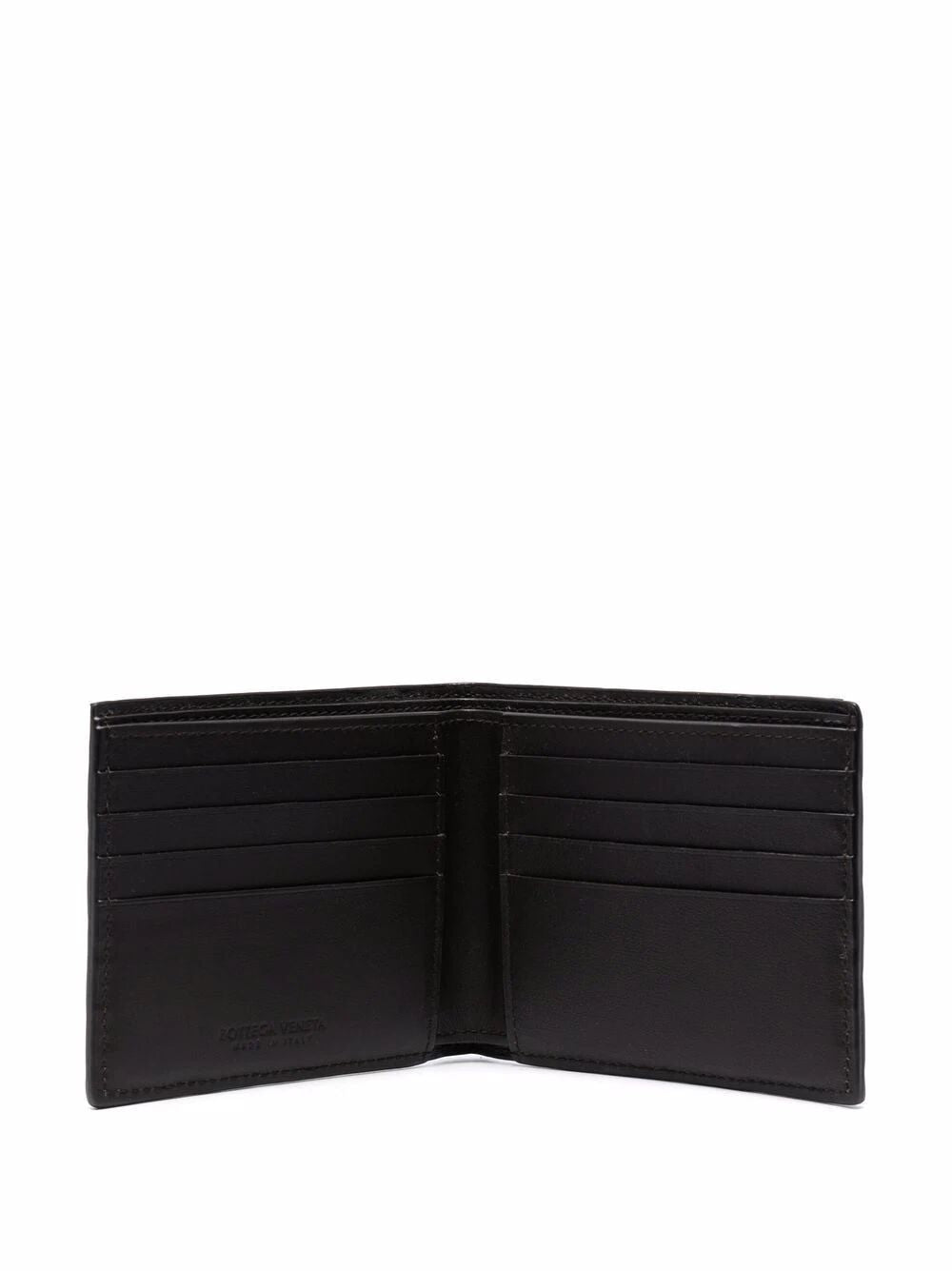 BOTTEGA VENETA Men's Premium Calfskin Leather Bi-Fold Wallet