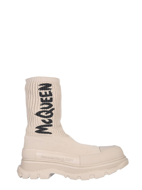 ALEXANDER McQUEEN Oversized Rubber Lug Sole Boots - FW22 Edition