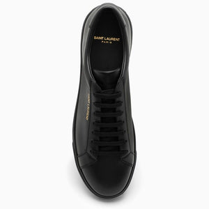 SAINT LAURENT Classic Black Leather Men's Sneakers for SS24