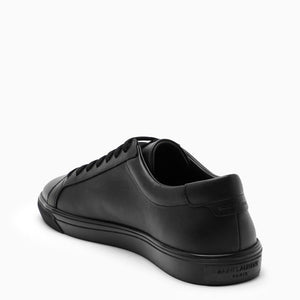 Classic Black Leather Men's Sneakers - SS24