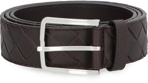 BOTTEGA VENETA Intrecciato Leather Belt for Men - FW24 Collection