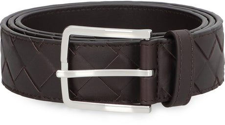 BOTTEGA VENETA Intrecciato Leather Belt