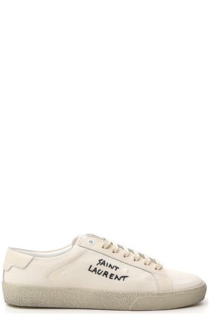 Beige Court Sneakers للنساء في مجموعة SS24 الأصلية