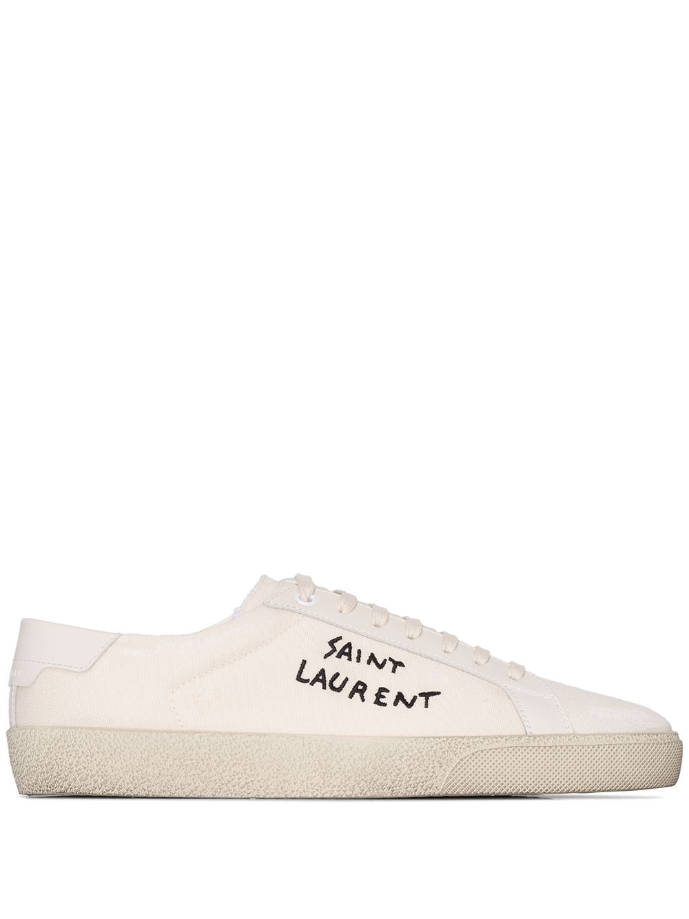 SAINT LAURENT Classic Canvas Court Sneakers