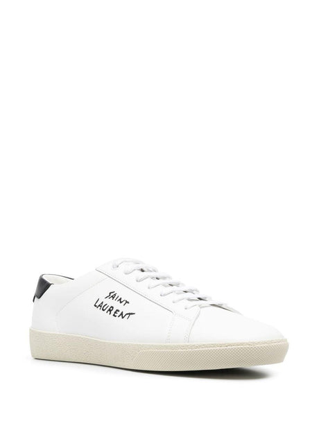 SAINT LAURENT Low-Profile Leather Sneakers