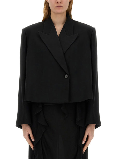 KHAITE Chic Cropped Mini Jacket