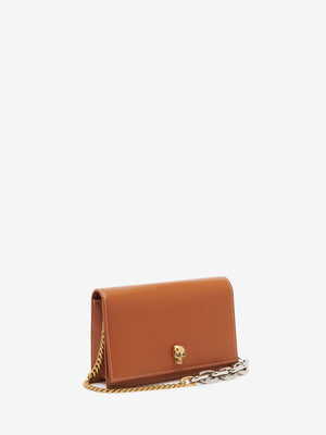 ALEXANDER MCQUEEN Elegant Mini Nude Shoulder Bag, W:19CM H:13CM D:5CM