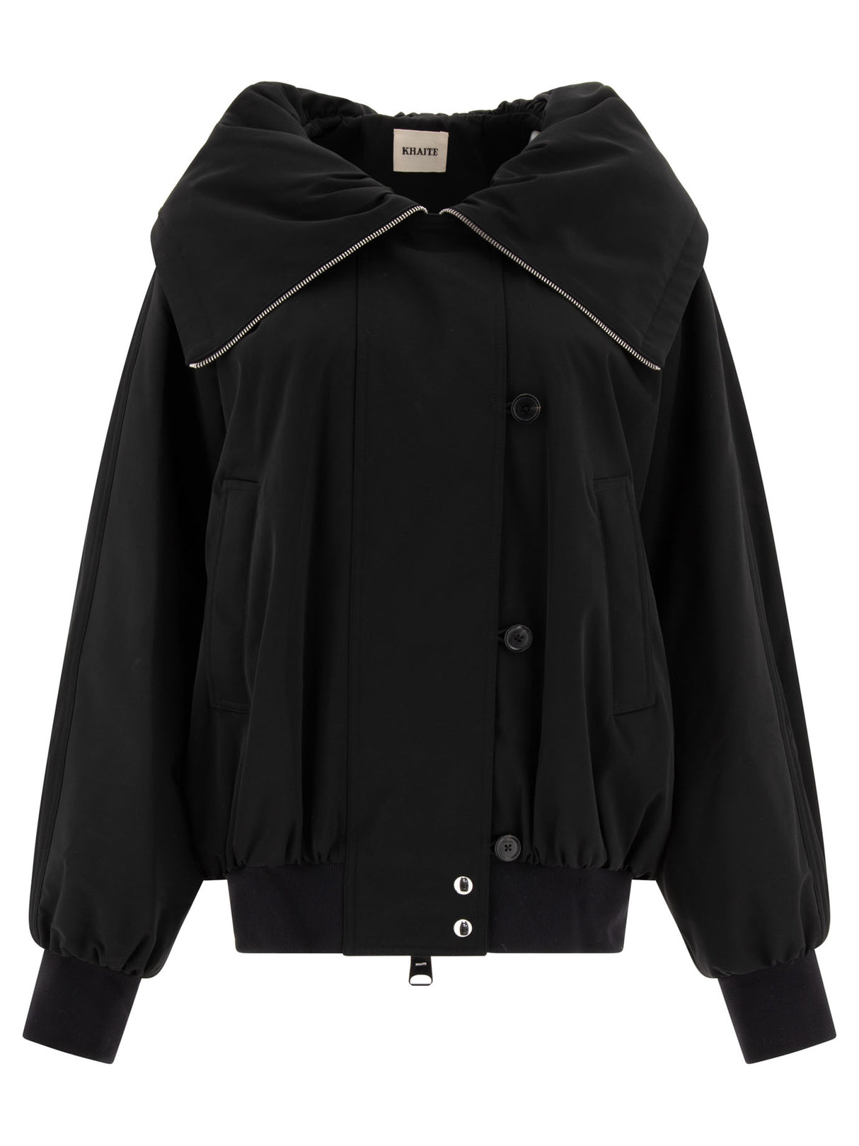 KHAITE Contemporary Boxy Bomber Jacket