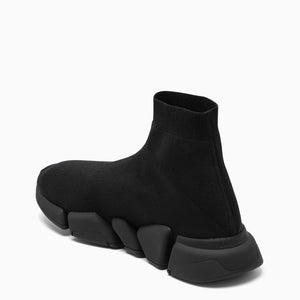 BALENCIAGA Men's Speed 2.0 Canvas and Leather Sneakers - Black