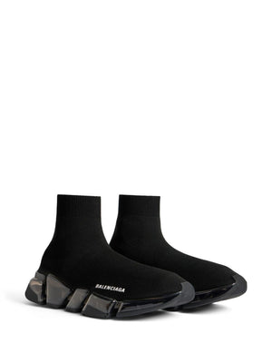 BALENCIAGA Speed 2.0 LT Futuristic Sneakers in Black