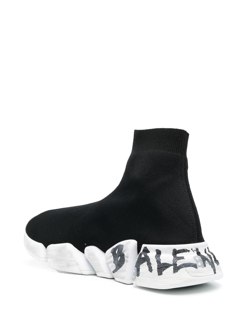 BALENCIAGA Black Knit Sock Sneaker for Men - 2024 Carryover Collection