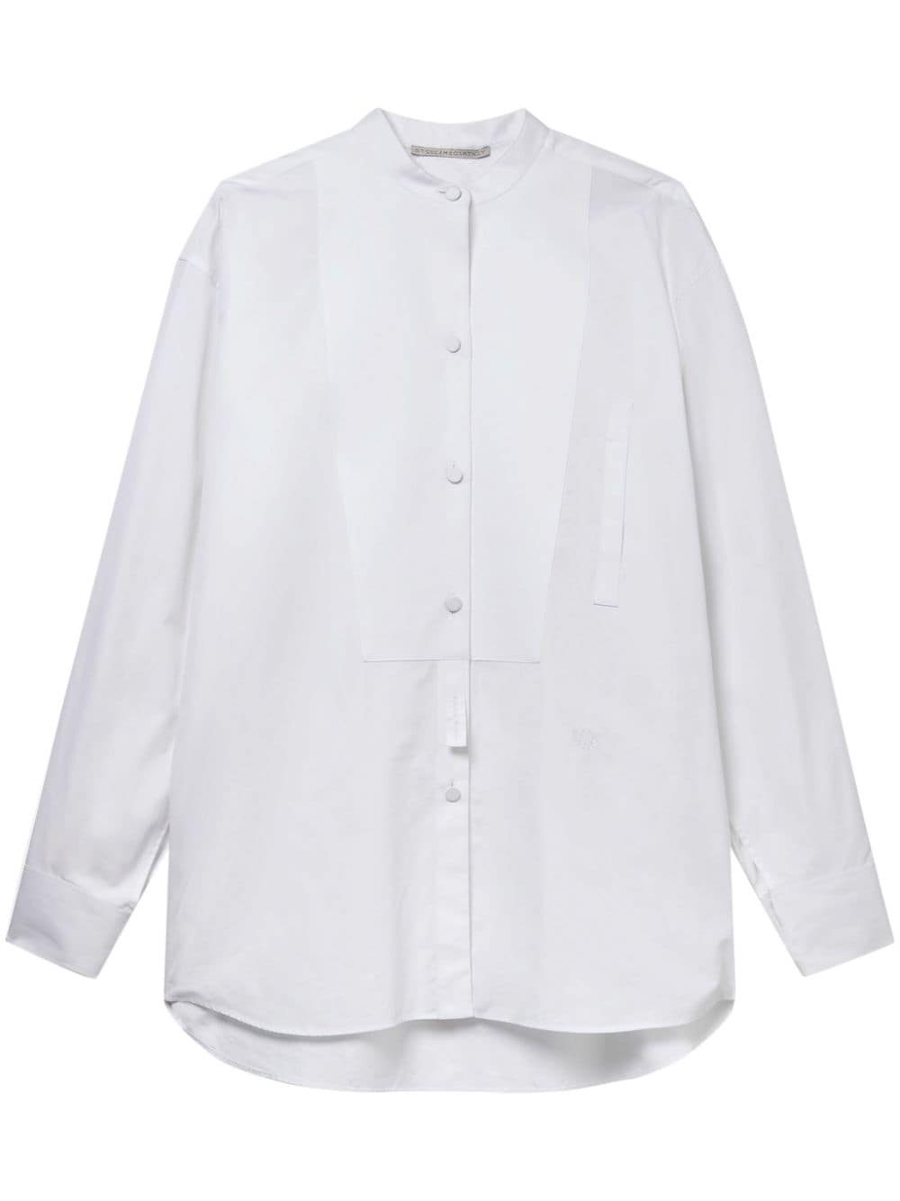 STELLA MCCARTNEY White Cotton Plastron Shirt for Women