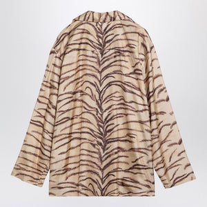 STELLA MCCARTNEY Elegant Silk Tiger Print Shirt